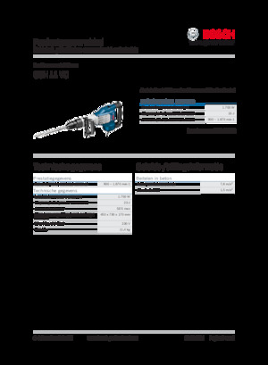 Ciocane demolatoare Bosch GSH 11 VC