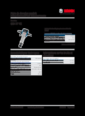 Ciocane demolatoare Bosch GSH 27 VC