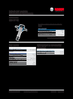 Ciocane demolatoare Bosch GSH 27 VC