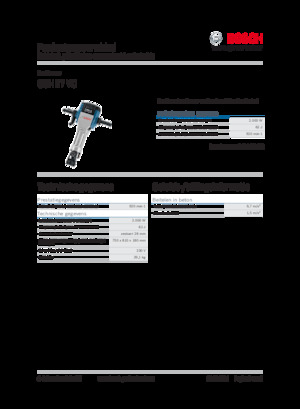 Ciocane demolatoare Bosch GSH 27 VC