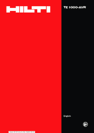 Ciocane demolatoare Hilti TE 1000-AVR