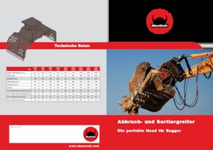 Apucătoare de demolare SkanCraft ASG32-50