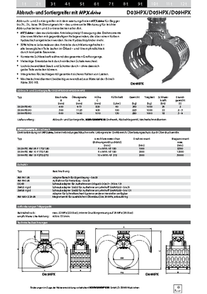 Apucătoare de demolare Kinshofer D 09 HPX 60
