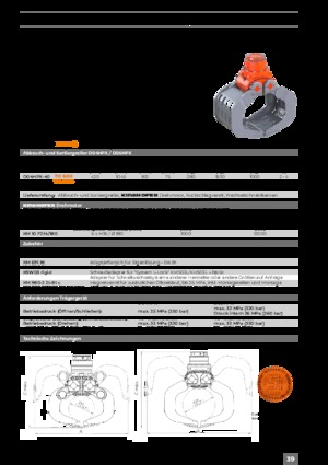 Apucătoare de demolare Kinshofer D09HPX-50