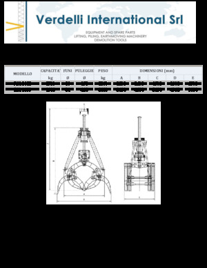 Apucătoare de demolare Verdelli F.M. 1600