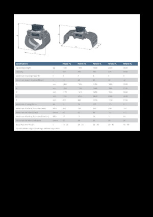 Apucătoare de demolare FRD FDG35-PL