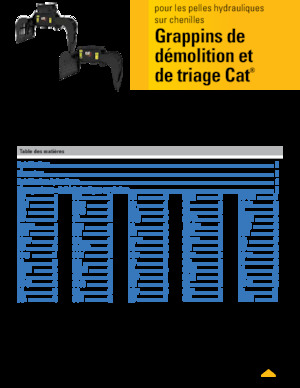Apucătoare de demolare Caterpillar G318