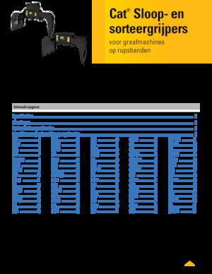 Apucătoare de demolare Caterpillar G318