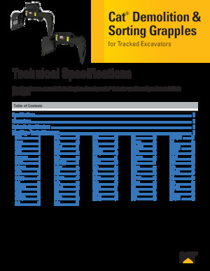 Apucătoare de demolare Caterpillar G318-WH