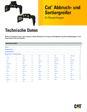 Apucătoare de demolare Caterpillar G324