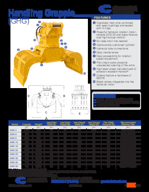 Apucătoare de demolare Genesis GHG 40