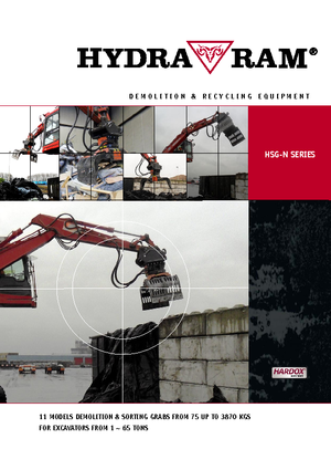 Apucătoare de demolare Hydra Ram HSG 4 N