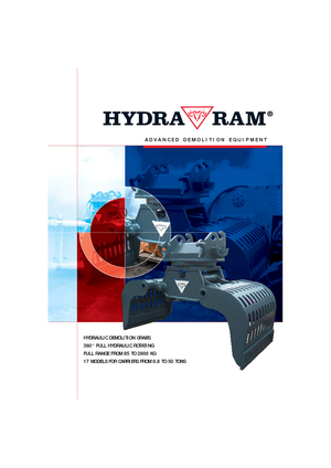 Apucătoare de demolare Hydra Ram HSG 150
