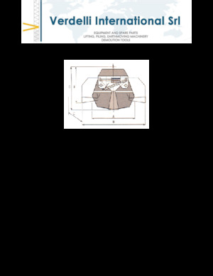 Apucătoare de demolare Verdelli M.E.-O. 2/2500