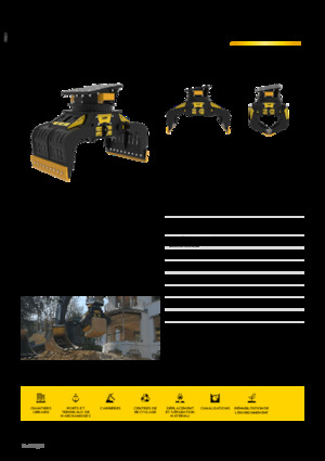 Apucătoare de demolare MB Crusher MB-G1000 S4