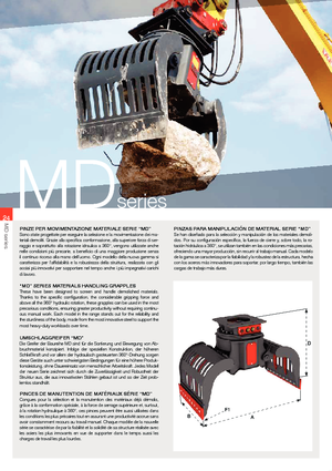 Apucătoare de demolare VTN MD 070