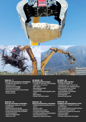 Apucătoare de demolare VTN MD210 D