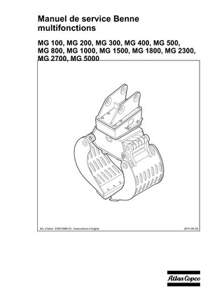 Apucătoare de demolare Atlas Copco MG 100