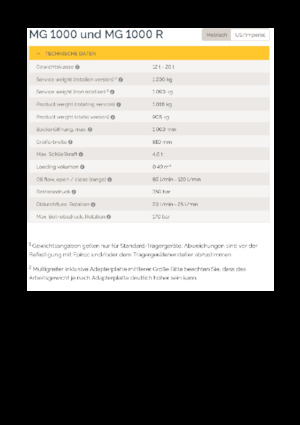 Apucătoare de demolare Epiroc MG 1000 