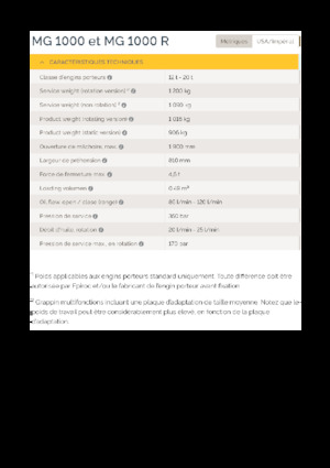 Apucătoare de demolare Epiroc MG 1000 