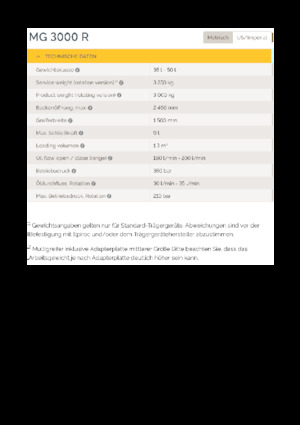 Apucătoare de demolare Epiroc MG 3000 R