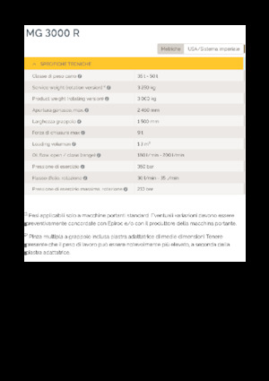 Apucătoare de demolare Epiroc MG 3000 R