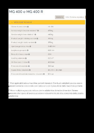 Apucătoare de demolare Epiroc MG 400