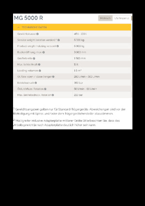 Apucătoare de demolare Epiroc MG 5000 R