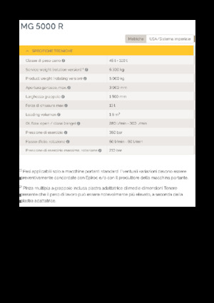 Apucătoare de demolare Epiroc MG 5000 R
