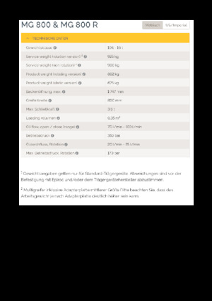 Apucătoare de demolare Epiroc MG 800 R 