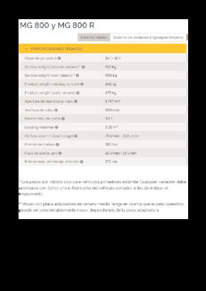 Apucătoare de demolare Epiroc MG 800 R 