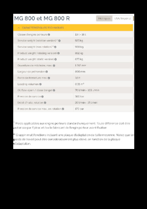Apucătoare de demolare Epiroc MG 800 R 
