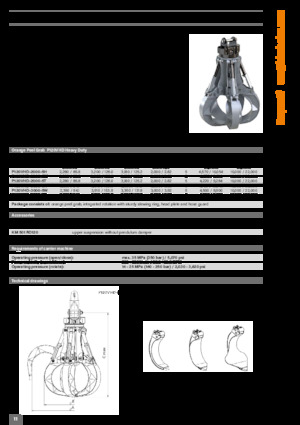 Apucătoare de demolare Kinshofer P120VHD-2000-5T