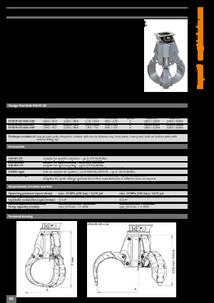 Apucătoare de demolare Kinshofer P25VR HD-600-3W