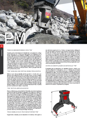 Apucătoare de demolare VTN PM 2500 S