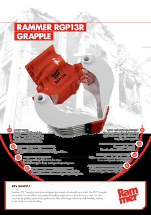 Apucătoare de demolare Rammer RGP07R