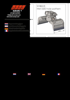 Apucătoare de demolare ACDE S1902-D