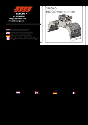 Apucătoare de demolare ACDE S4000-D