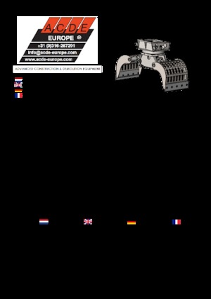 Apucătoare de demolare ACDE S603-D