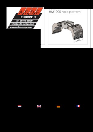 Apucătoare de demolare ACDE S803-ZD
