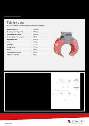 Apucătoare de demolare Rototilt® SG3