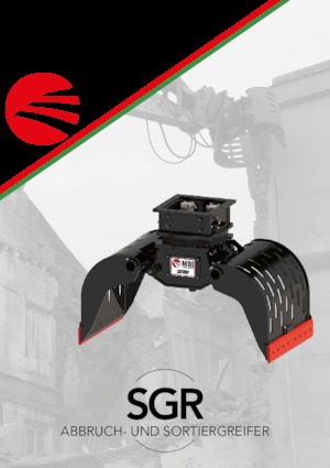 Apucătoare de demolare MBI MSGR600