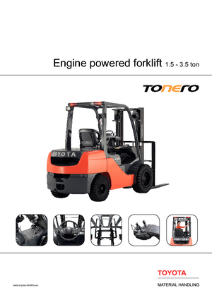 Stivuitoare frontale diesel Toyota 02-8 FDF 20 