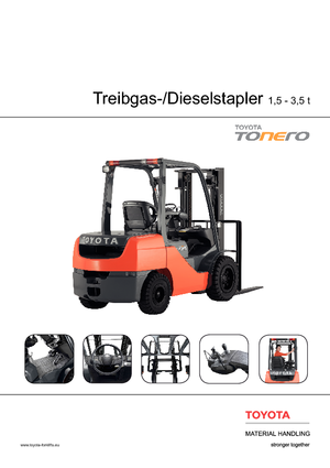 Stivuitoare frontale diesel Toyota 02-8 FDKF 20 