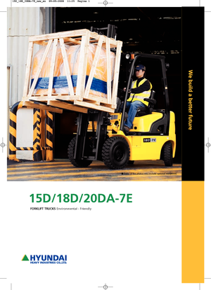 Stivuitoare frontale diesel Hyundai 18D-7E