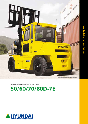 Stivuitoare frontale diesel Hyundai 80 D 7 E