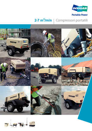 Compresoare de aer portabile - diesel, electrice, pe benzină Doosan 7/41 