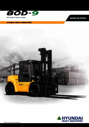 Stivuitoare frontale diesel Hyundai 80D-9