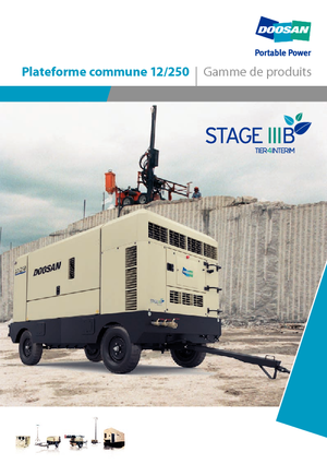 Compresoare de aer portabile - diesel, electrice, pe benzină Doosan 9/275