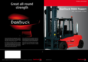 Stivuitoare frontale diesel DanTruck 9496 Power +